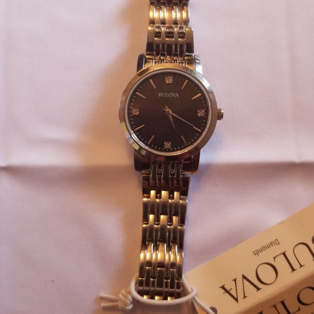 Bulova Watch with Diamonds